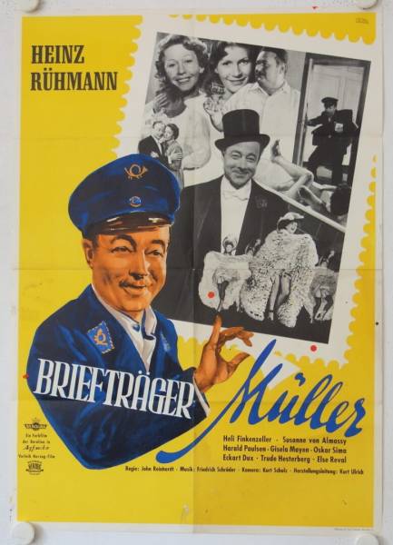 Mailman Mueller original release german movie poster